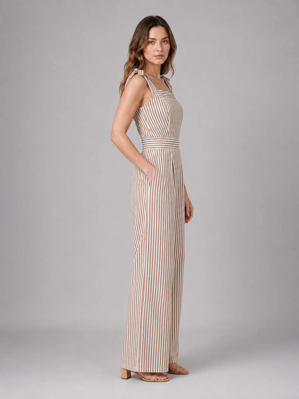 Marisol | Women's Wide-Leg Jumpsuit | Tie Shoulder · PNY