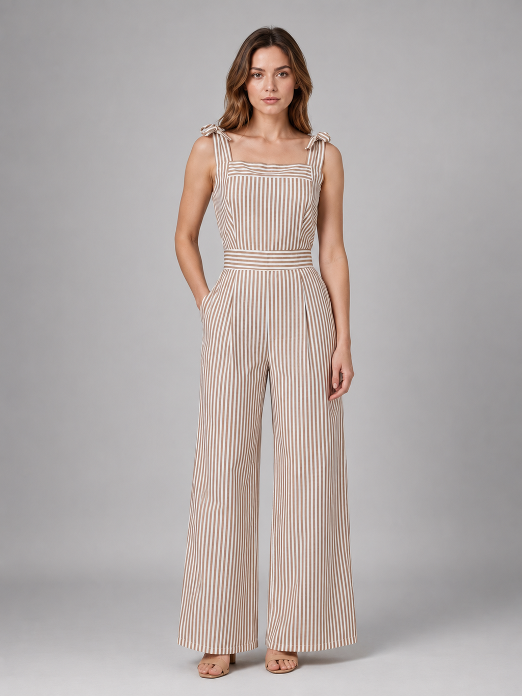 Marisol | Women's Wide-Leg Jumpsuit | Tie Shoulder · PNY