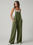 Marlene | Women's Wide-Leg Jumpsuit | Adjustable Straps - PNY