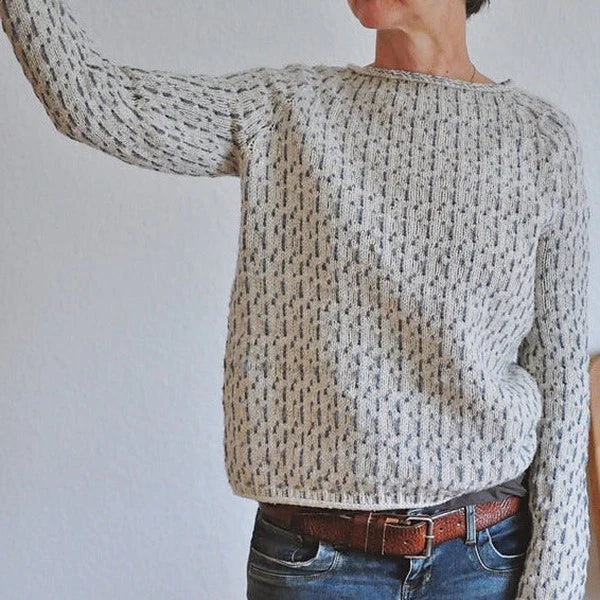 Marlowe | Women's Crewneck Sweater | Speckled Knit · PNY