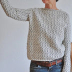 Marlowe | Women's Crewneck Sweater | Speckled Knit · PNY