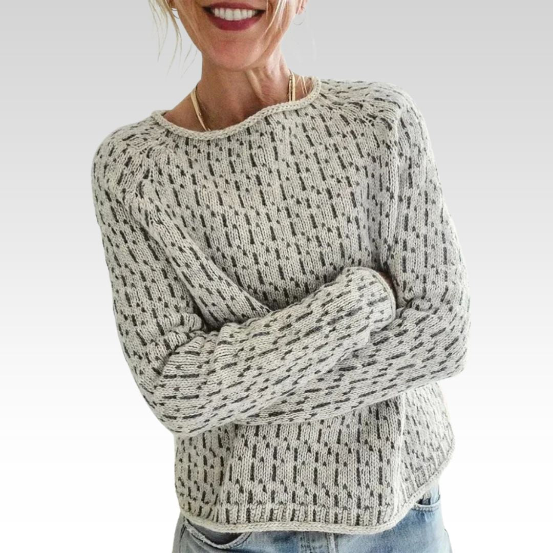 Marlowe | Women's Crewneck Sweater | Speckled Knit · PNY