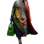 Marlowe | Women's Longline Coat | Plaid Print · PNY
