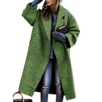 Marlowe | Women's Longline Coat | Plaid Print · PNY