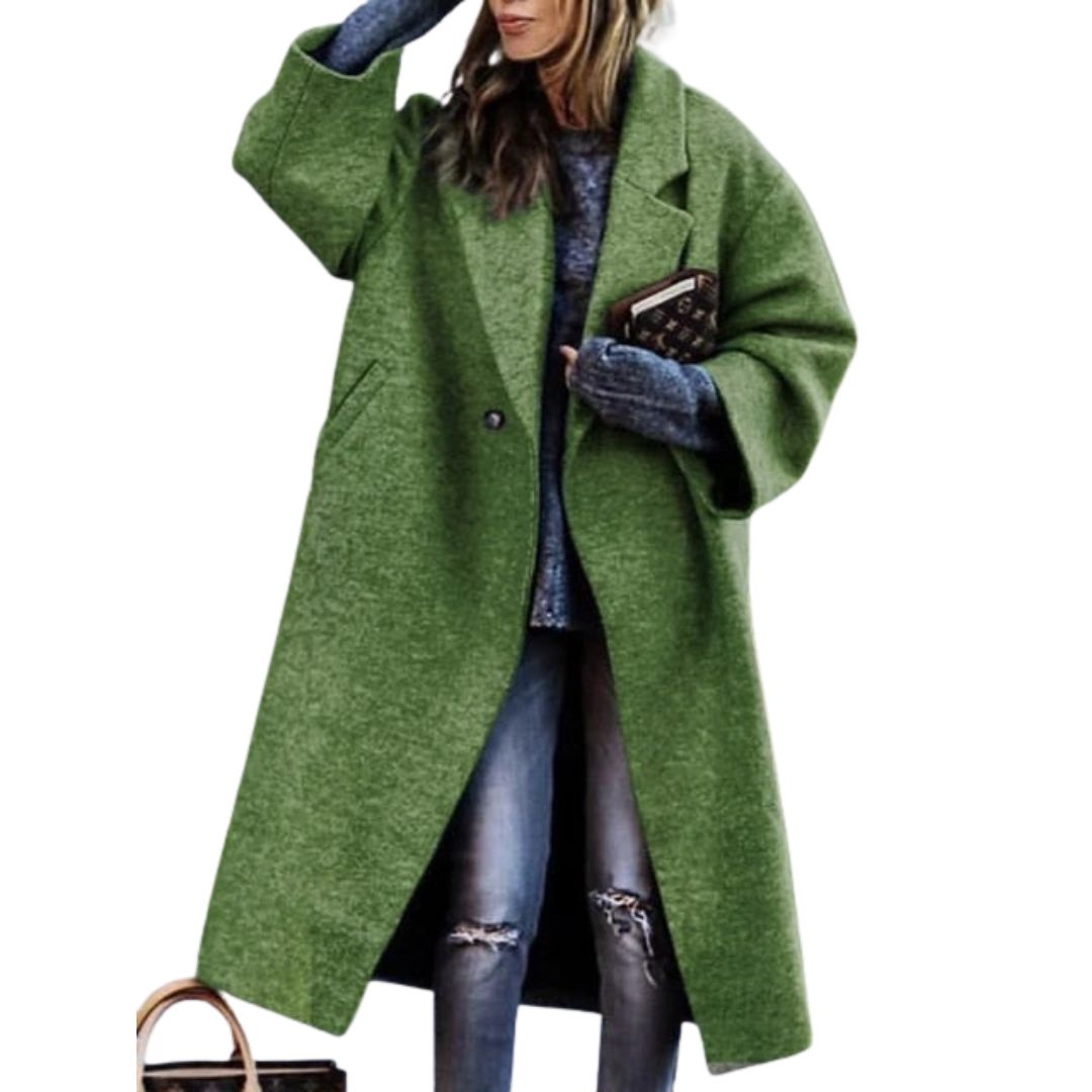 Marlowe | Women's Longline Coat | Plaid Print · PNY
