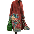 Marlowe | Women's Longline Coat | Plaid Print · PNY