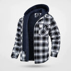 Mason | Men's Hooded Flannel Jacket | Plaid · PNY