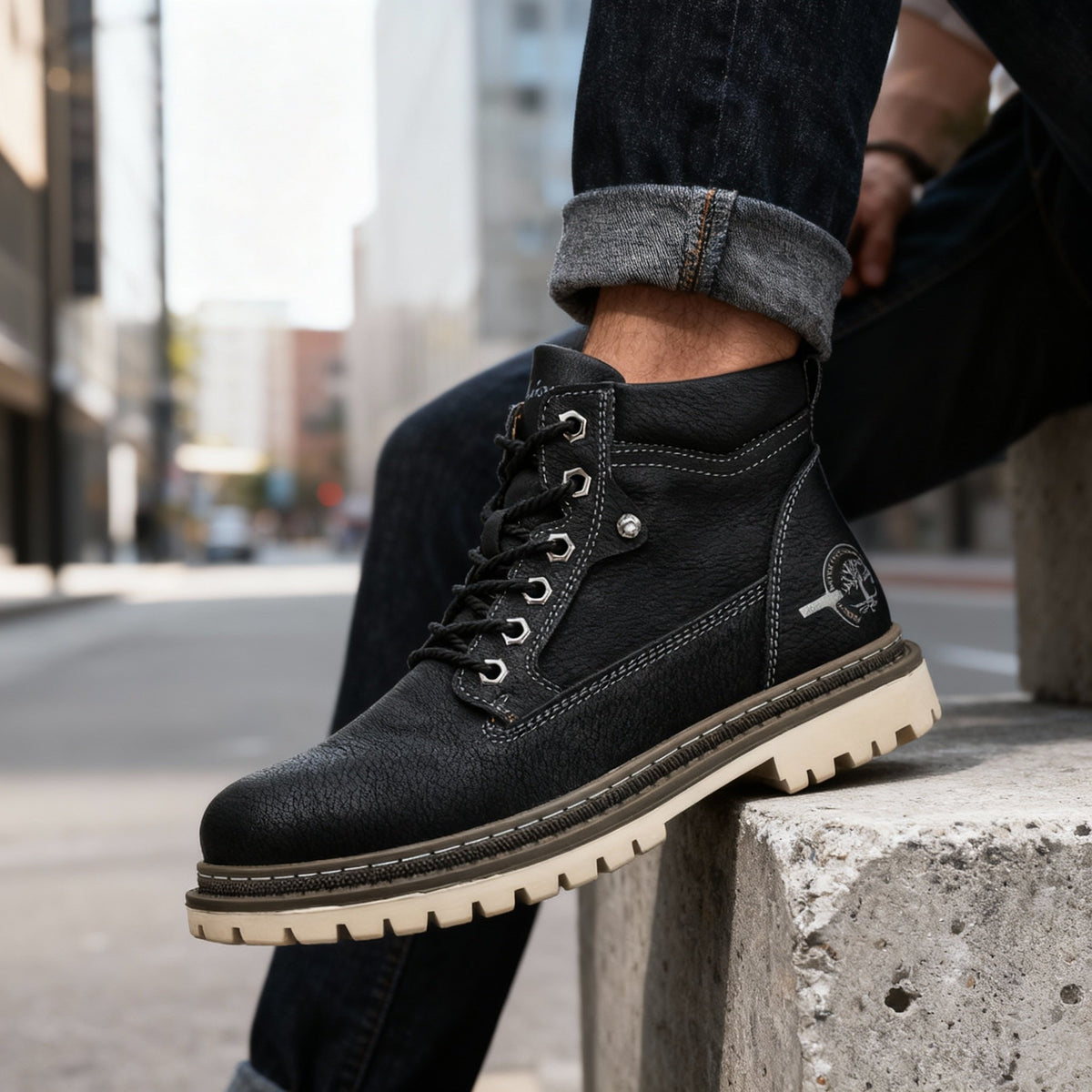 Mason | Men's Lace-Up Boots | Leather · PNY