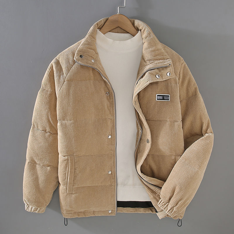 Mason | Men's Stand-Collar Puffer Jacket | Corduroy · PNY