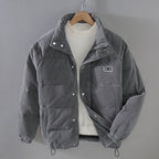 Mason | Men's Stand-Collar Puffer Jacket | Corduroy · PNY