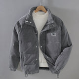 Mason | Men's Stand-Collar Puffer Jacket | Corduroy