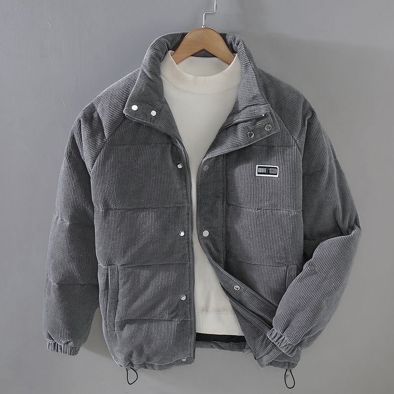 Mason | Men's Stand-Collar Puffer Jacket | Corduroy · PNY