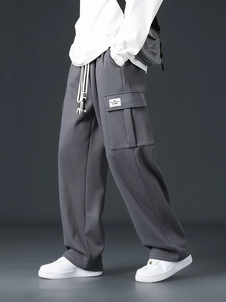 Mason | Men's Wide-Leg Sweatpants | Cargo Pockets · PNY