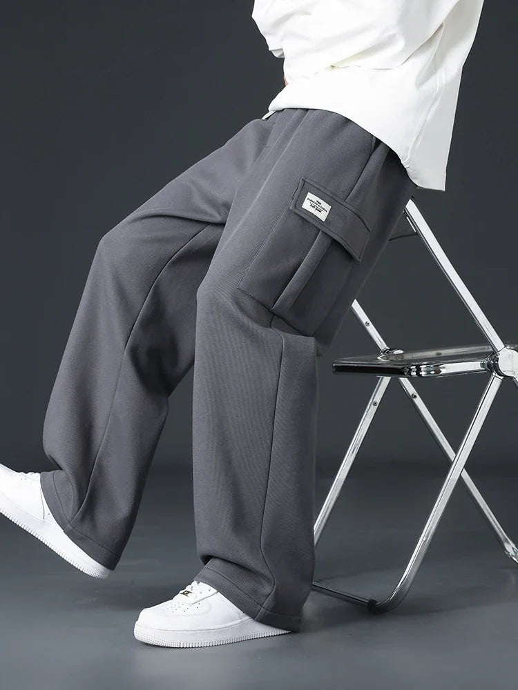 Mason | Men's Wide-Leg Sweatpants | Cargo Pockets · PNY