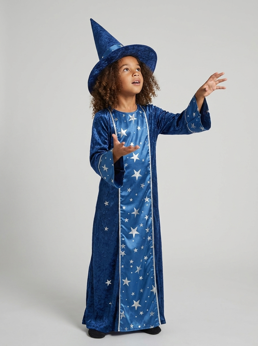 Merlin | Kids' Wizard Costume | Star Print-Pick NewYork