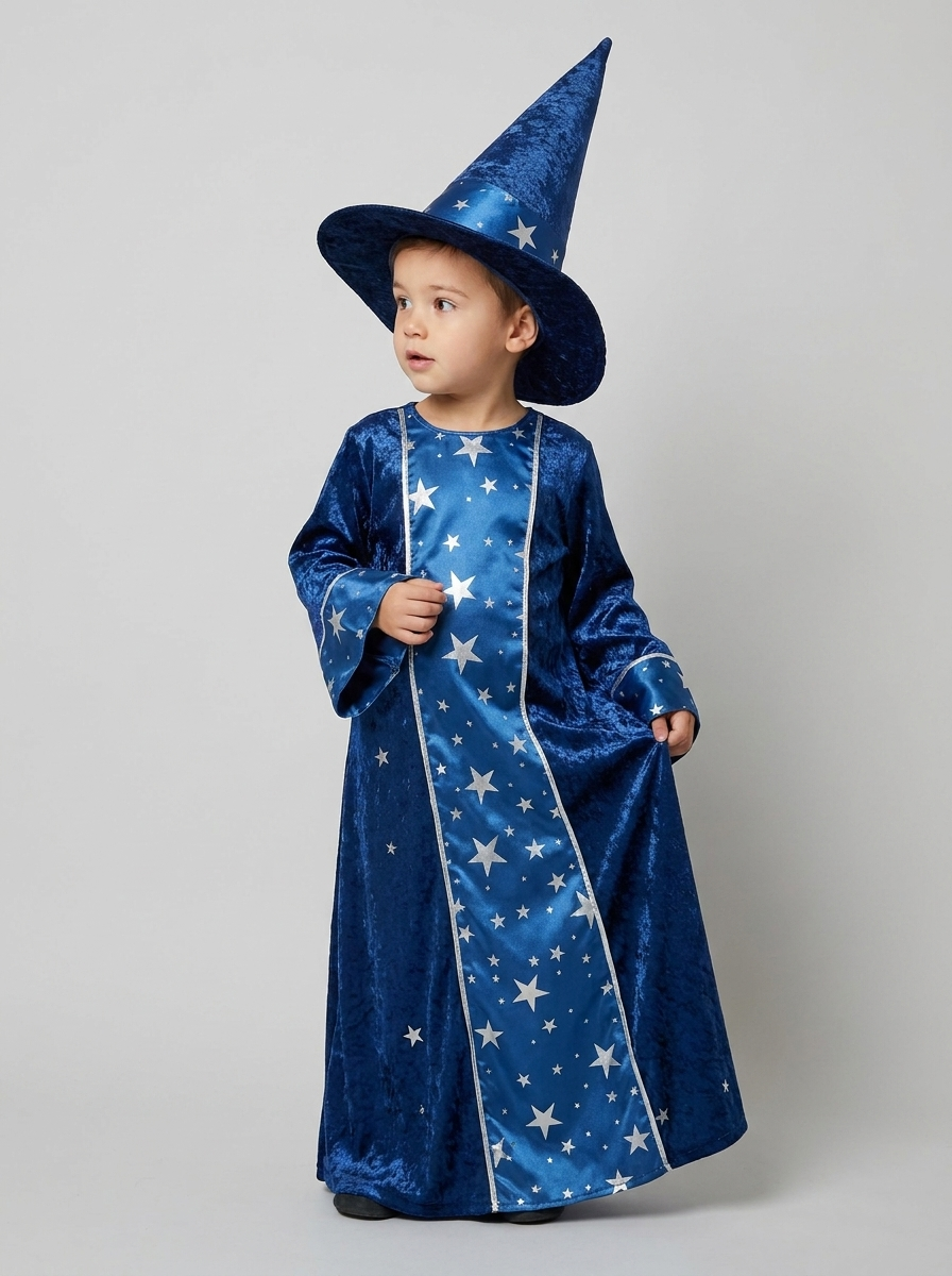 Merlin | Kids' Wizard Costume | Star Print-Pick NewYork