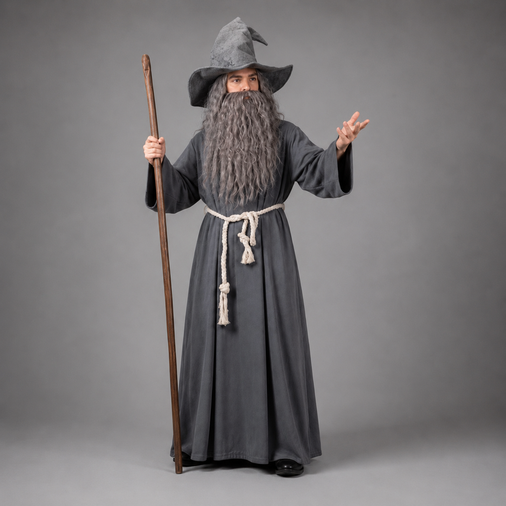 Merlin | Men's Wizard Costume | With Hat · PNY