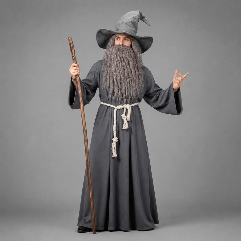 Merlin | Men's Wizard Costume | With Hat · PNY