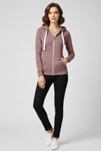 Mia | Women's Full-Zip Hoodie | Kangaroo Pocket · PNY