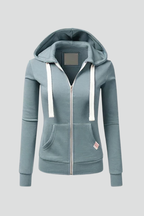 Mia | Women's Full-Zip Hoodie | Kangaroo Pocket · PNY