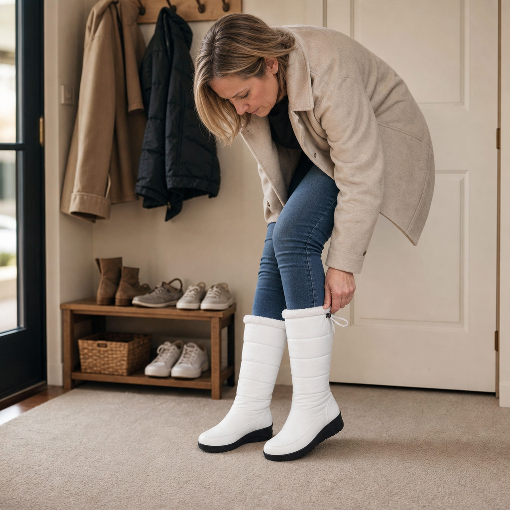 Mia | Women's Knee-High Snow Boots | Fleece-Lined · PNY