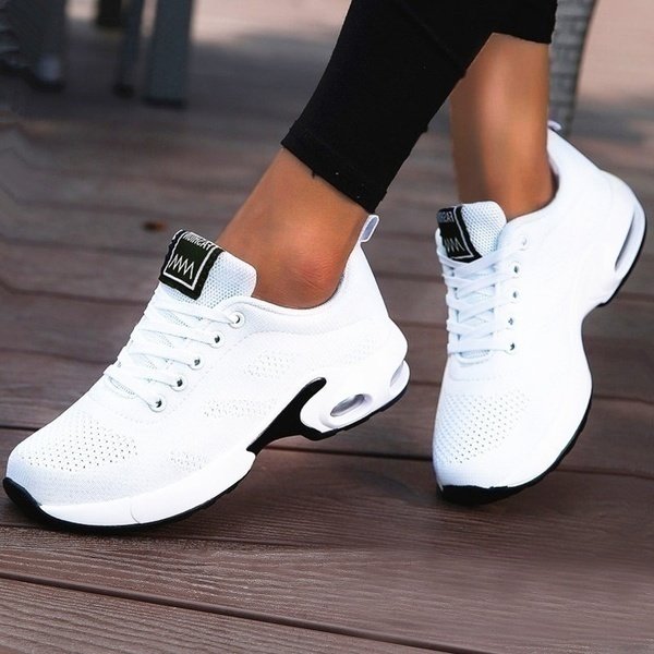 Mia | Women's Lace-Up Sneakers | Mesh Knit · PNY