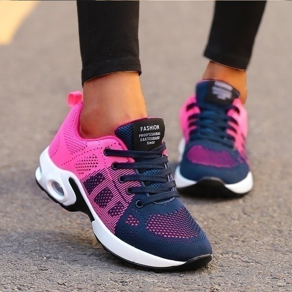 Mia | Women's Lace-Up Sneakers | Mesh Knit · PNY