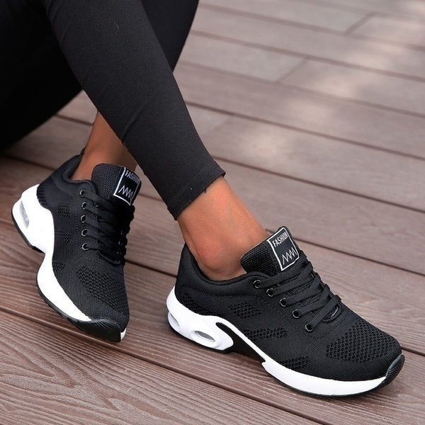 Mia | Women's Lace-Up Sneakers | Mesh Knit · PNY