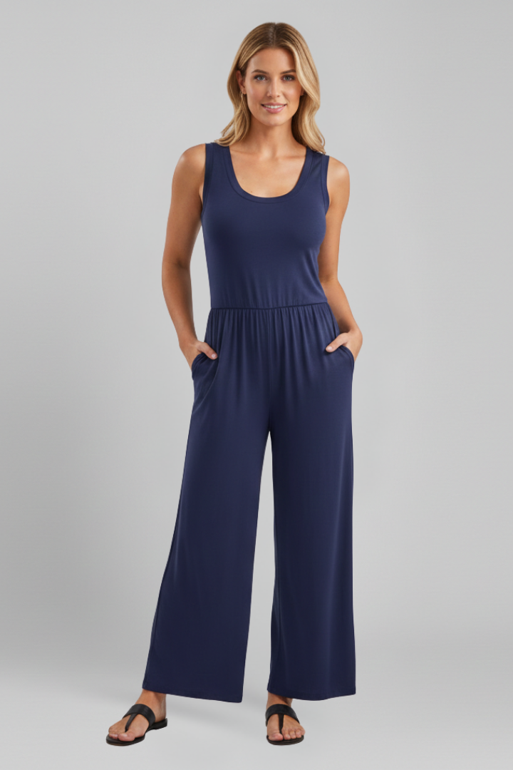 Mia | Women's Wide-Leg Jumpsuit | Elastic Waist · PNY