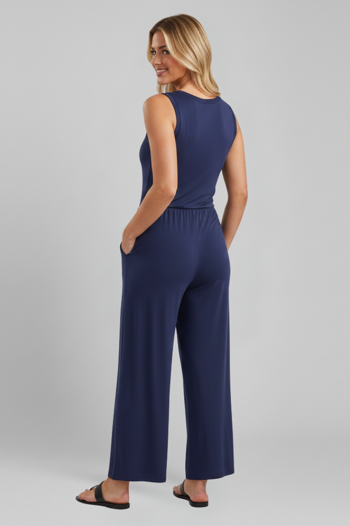 Mia | Women's Wide-Leg Jumpsuit | Elastic Waist · PNY