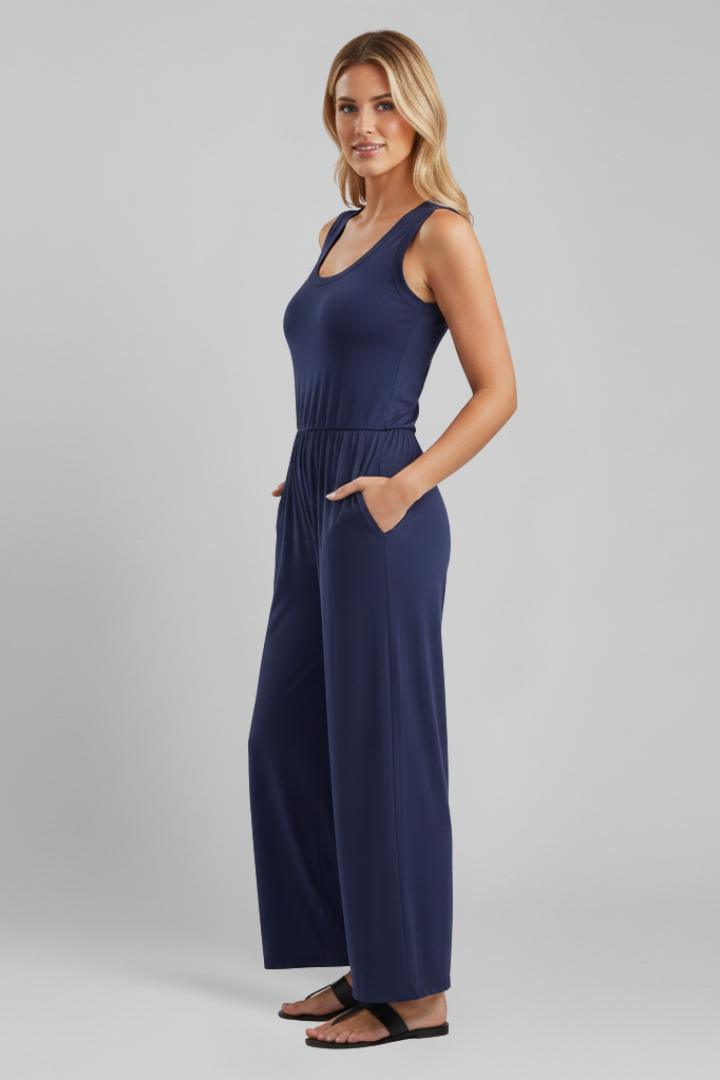 Mia | Women's Wide-Leg Jumpsuit | Elastic Waist · PNY
