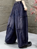 Mia | Women’s Wide Leg Pants | Drawstring Waist Panel Detail
