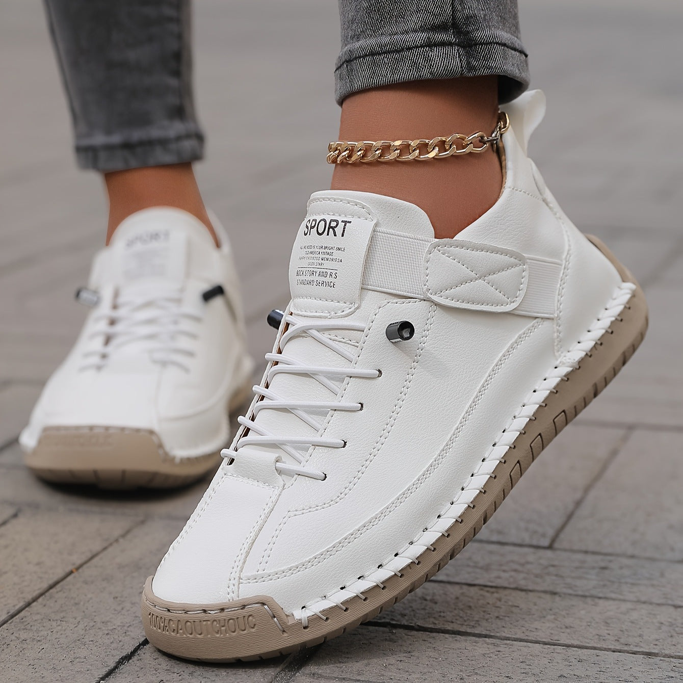 Mila | Women's Lace-Up Sneakers | Stitched Sole · PNY