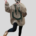Mila | Women's Oversized Hoodie | Smiley Knit · PNY