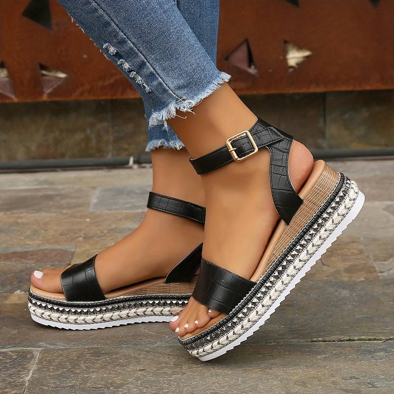 Mila | Women's Platform Sandals | Ankle Strap · PNY