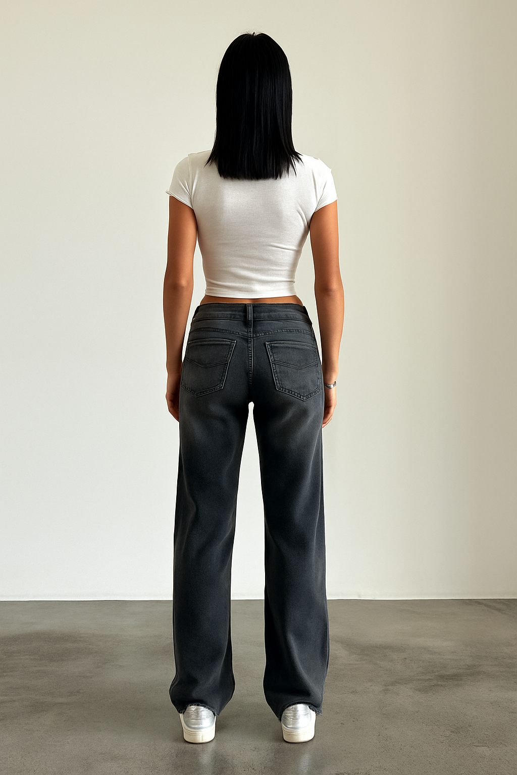 Mila | Women's Wide-Leg Jeans | Mid Waist · PNY