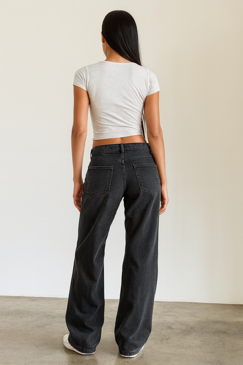 Mila | Women's Wide-Leg Jeans | Mid Waist · PNY