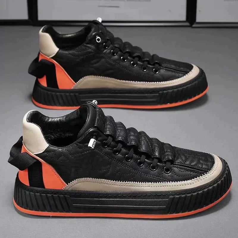 Miles | Men's Lace-Up Sneakers | Contrast Sole · PNY