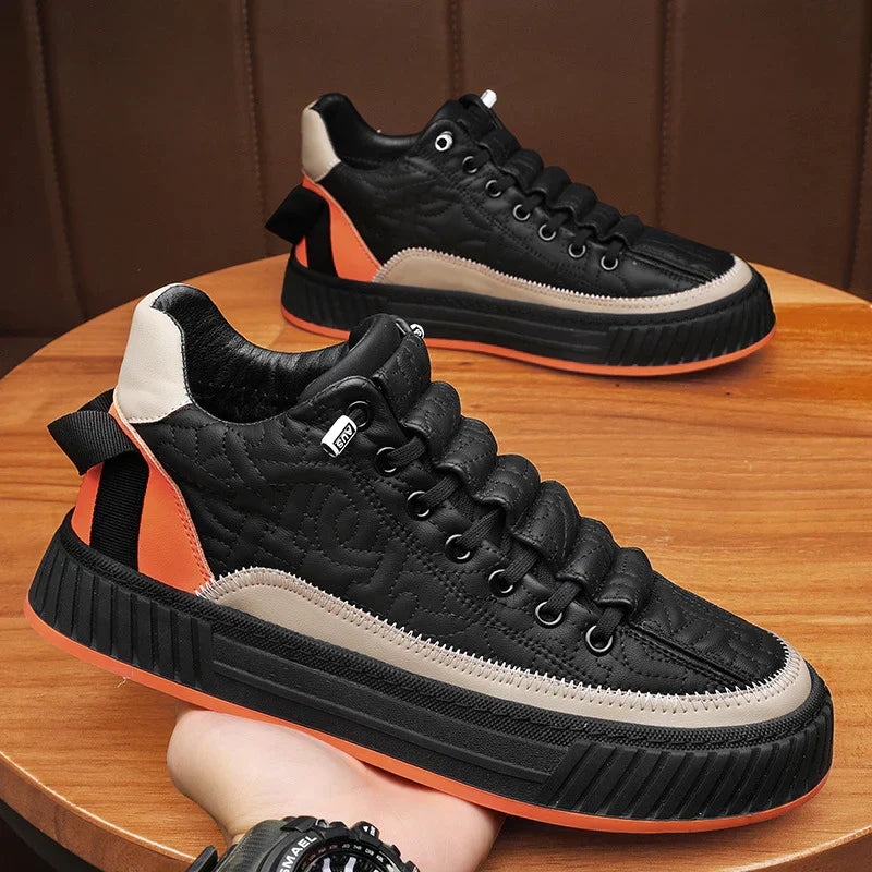 Miles | Men's Lace-Up Sneakers | Contrast Sole · PNY