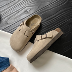 Morgan | Unisex Closed-Toe Clogs | Buckle Strap · PNY