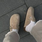 Morgan | Unisex Closed-Toe Clogs | Buckle Strap · PNY