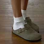 Morgan | Unisex Closed-Toe Clogs | Buckle Strap · PNY