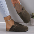 Morgan | Unisex Closed-Toe Clogs | Buckle Strap · PNY