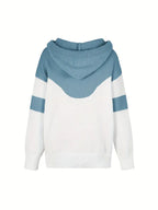Nadia | Women's Cowl-Neck Hoodie | Drawstring Pocket · PNY