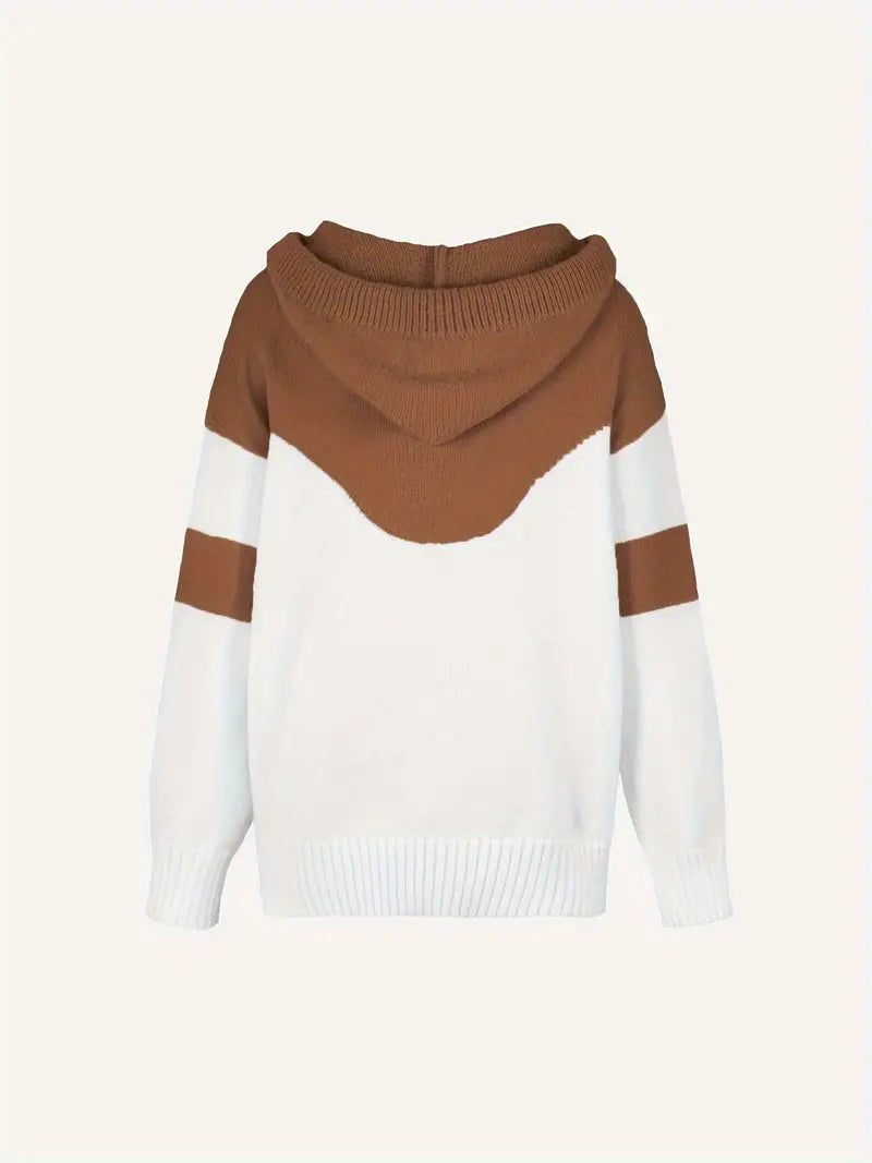 Nadia | Women's Cowl-Neck Hoodie | Drawstring Pocket · PNY