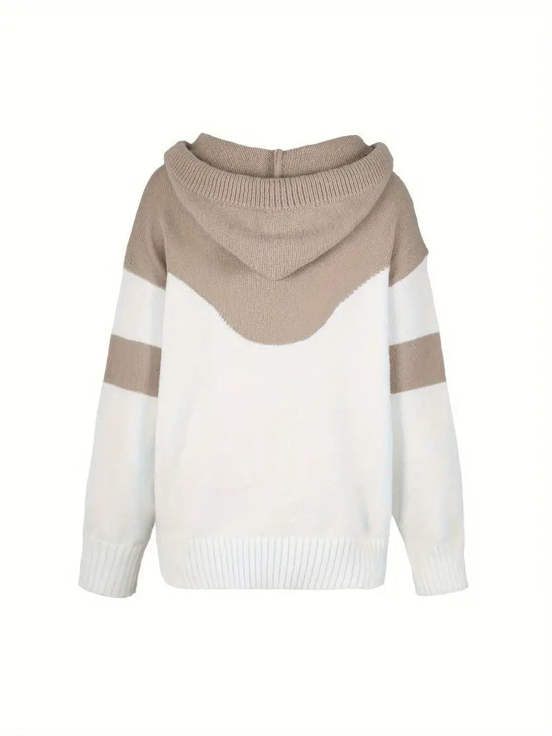 Nadia | Women's Cowl-Neck Hoodie | Drawstring Pocket · PNY