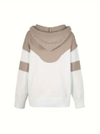 Nadia | Women's Cowl-Neck Hoodie | Drawstring Pocket · PNY