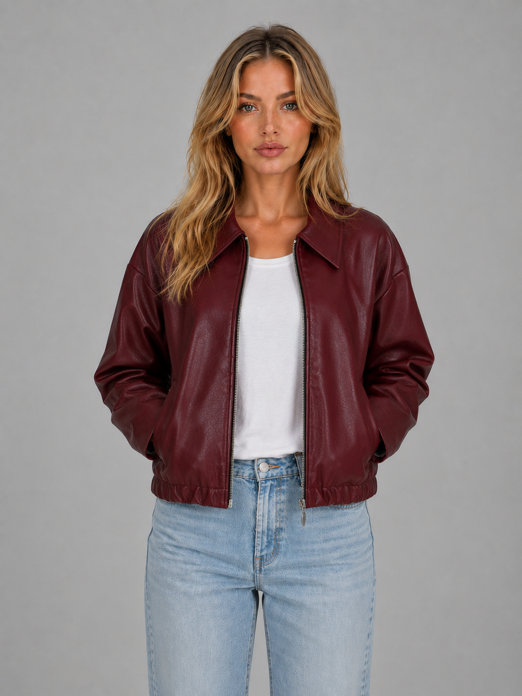 Nadia | Women's Full-Zip Jacket | Collared · PNY