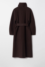 Nadia | Women's Longline Coat | Belted Waist · PNY