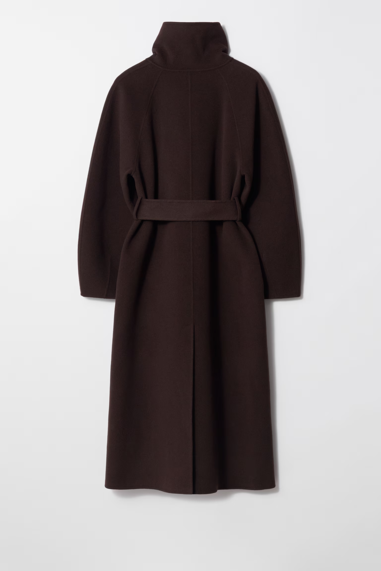 Nadia | Women's Longline Coat | Belted Waist · PNY